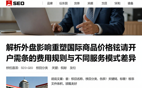 解析外盘影响重塑国际商品价格锚申请开户所需条的费用规则与不同服务模式差异